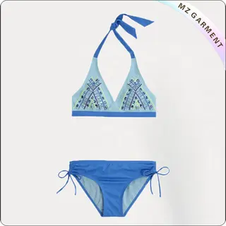 Kids Two Piece Ocean Blue Suit