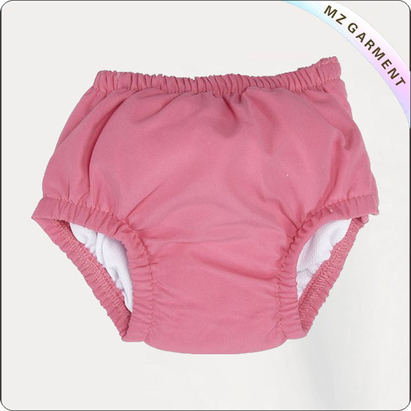 Baby Girls' Hot Pink Waterproof Swim Diaper