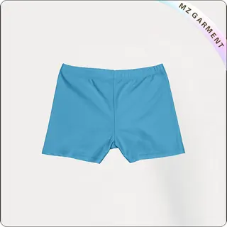 Solid Color Blue Girls' Hipsters