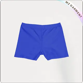 Solid Color Dark Blue Girls' Hipsters