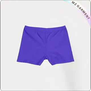 Solid Color Dark Purple Girls' Hipsters