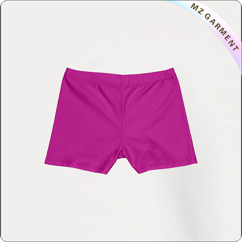 Solid Color Purple Girls' Hipsters