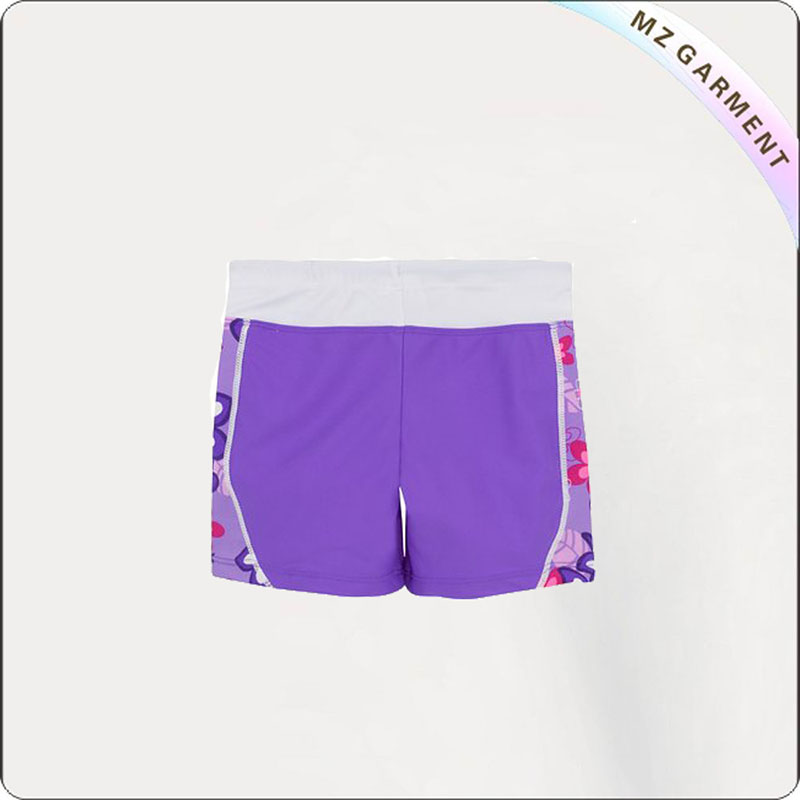 UPF 50+ Purple Girls' Hipsters