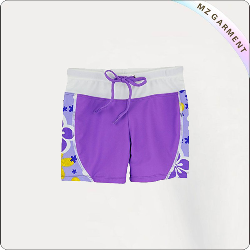 UPF 50+ Purple Girls' Hipsters
