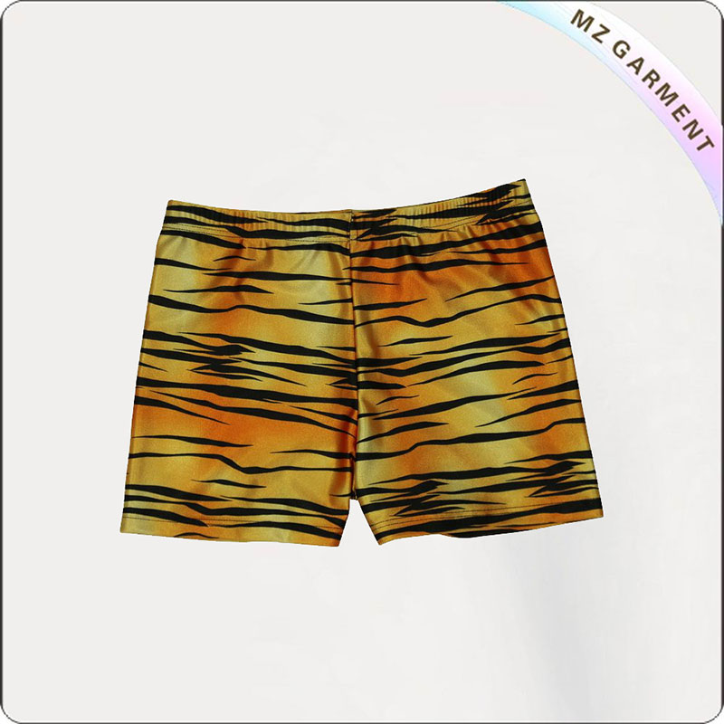 UPF 50 Tiger Print Girls' Hipsters