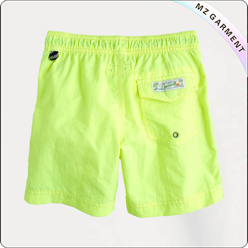 Boys' Striped Swim Board Shorts