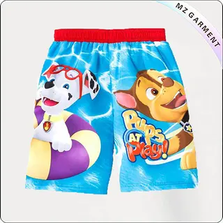 Toddler Boys' Paw Patroller Swim Board Shorts