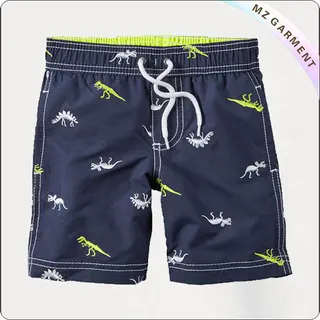 Boys' Schiffli Dino Board Shorts