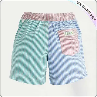 Boys' Board Shorts in Seersucker Combo