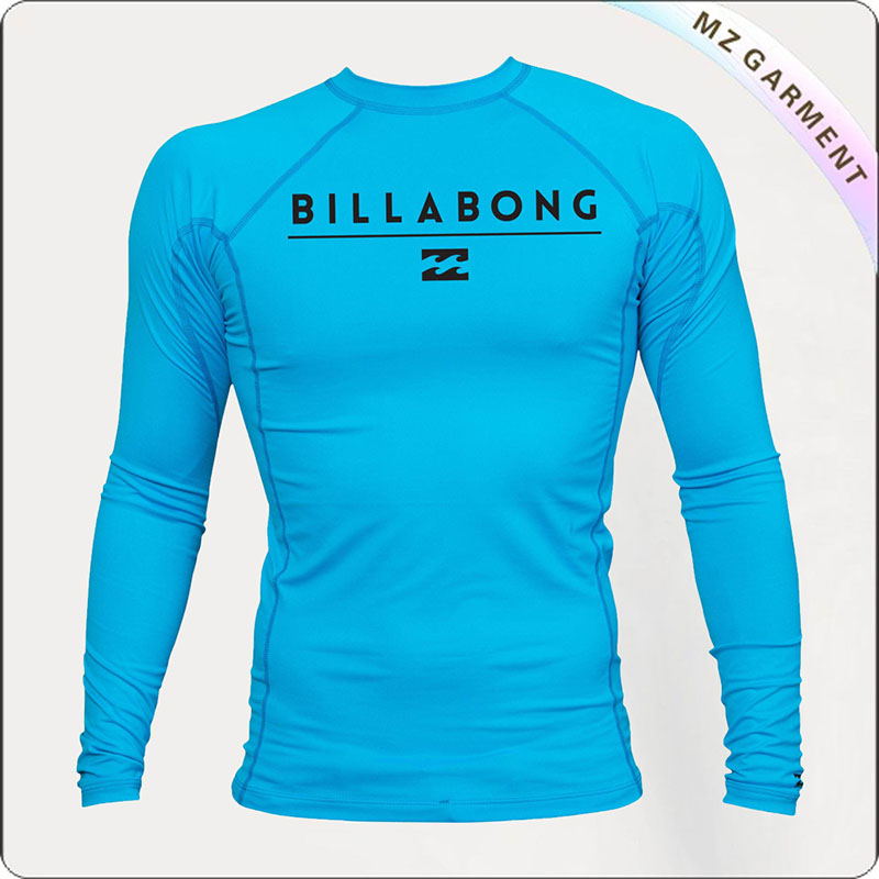 Acid Blue Long Sleeve Sun Protective Wear