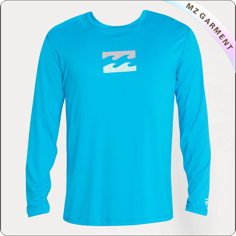 Blue Long Sleeve Surf Tee