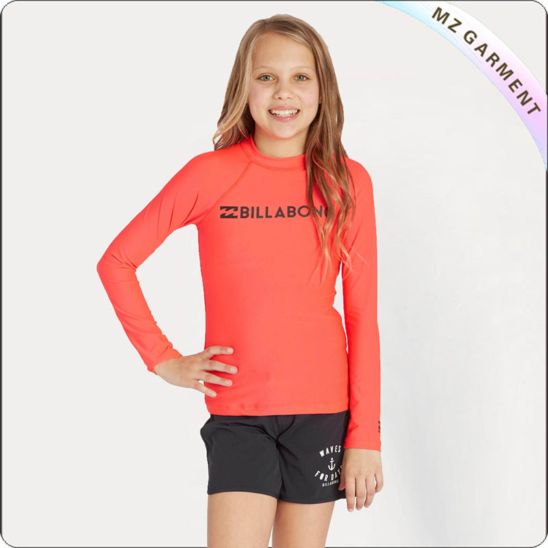 Girls' Long Sleeve Sun Protective Wear