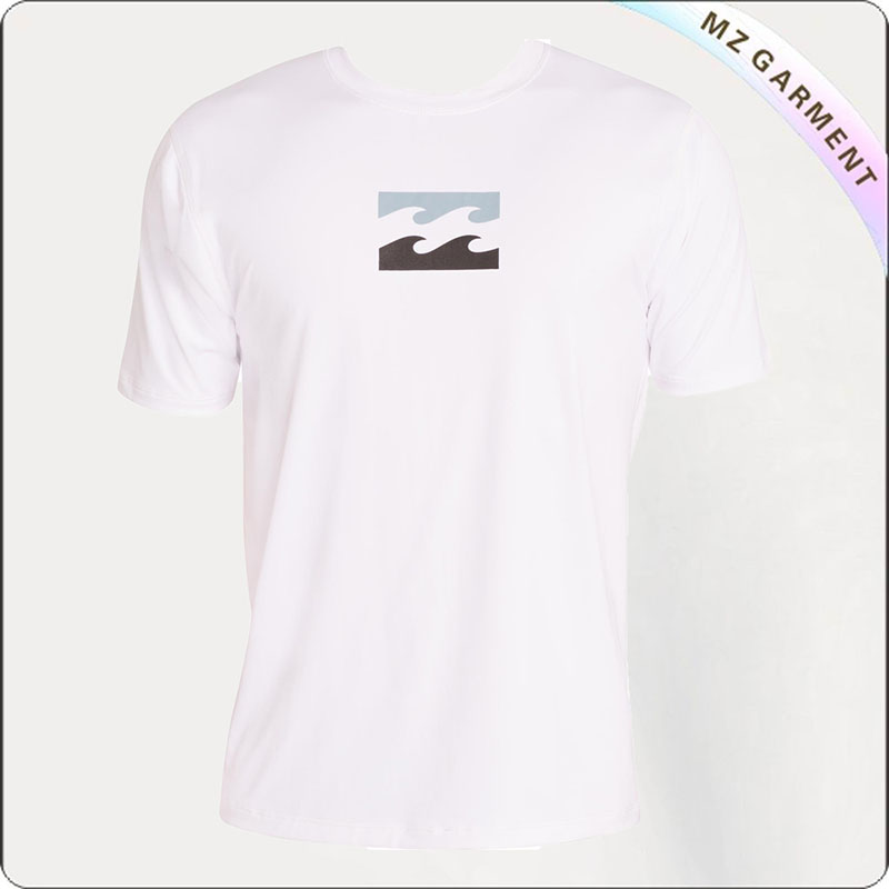 White Short Sleeve Surf Tee