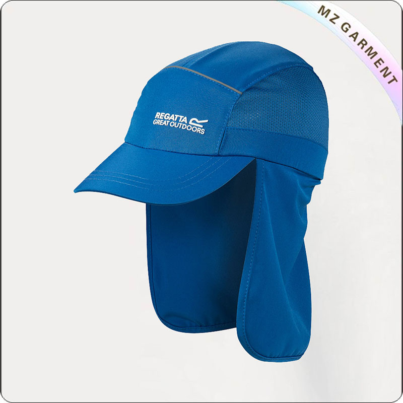 Kids Blue Regatta Protector Sunhat