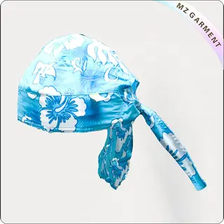 Baby Aqua Blue Bandana Sunhat