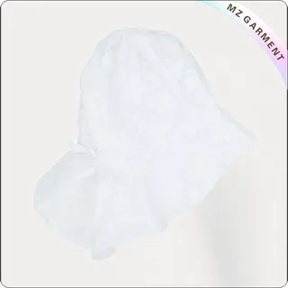 Baby White Face Protective Sunhat