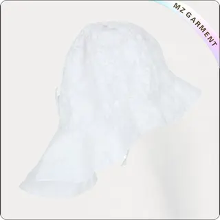 Baby White Face Protective Sunhat