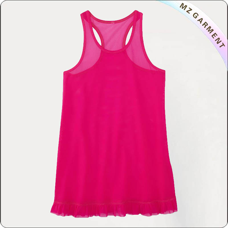 Fuschia Swimming Tank Dress