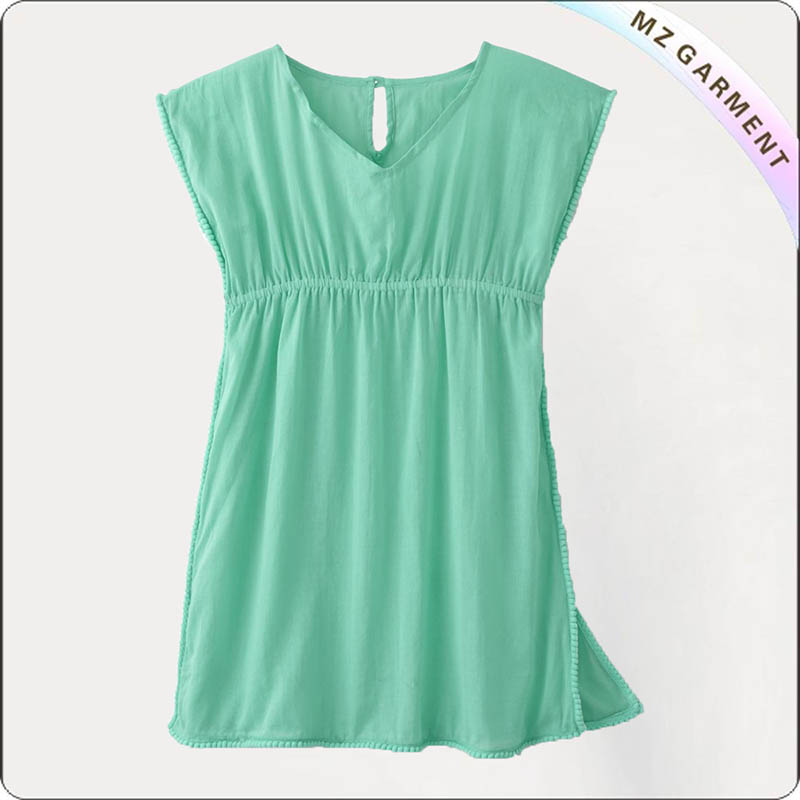 Green Swimsuit Cover Up Dress