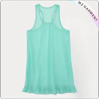 Green Swimming Tank Dress