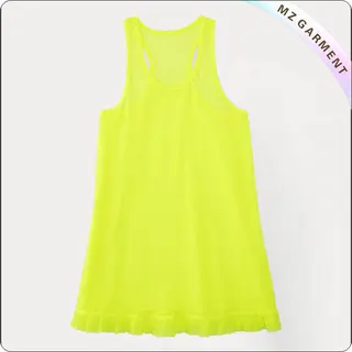 Yellow Swimming Tank Dress