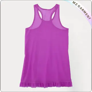 Purple Swimming Tank Dress