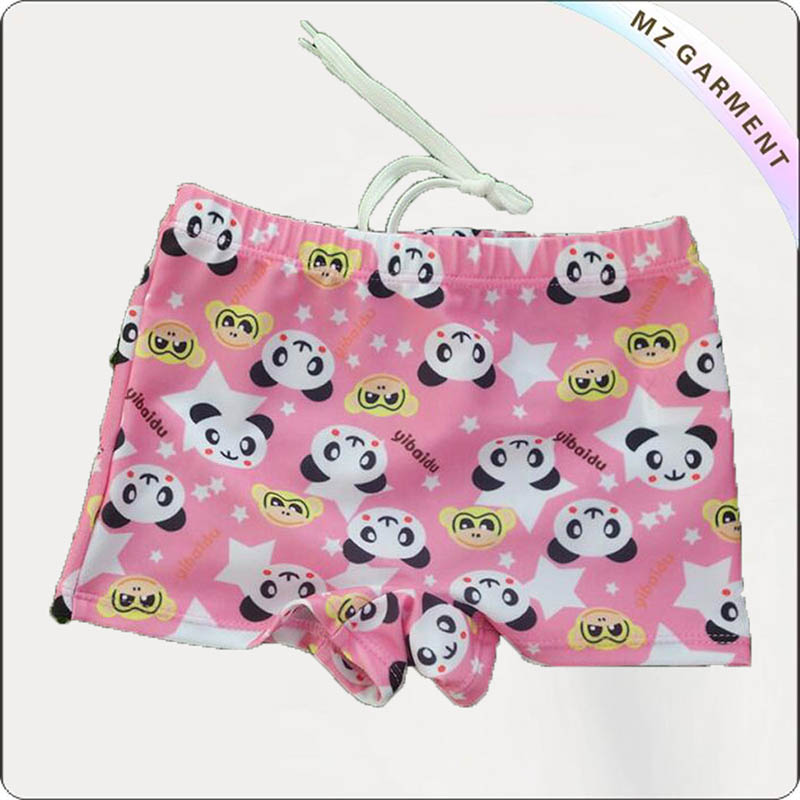 Baby Boy's Cartoon Panda Swimming Pants