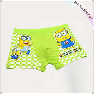 Boys' Green Minions Swimming Pants