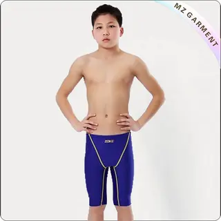 Boys' Solid Blue Swimming Pants