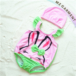 Baby Girl Bathing Suits, UPF 50+, Made of 82% Nylon, 18% Spandex