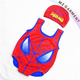 Baby Spiderman Swimsuit Manufacturer, Fabric 82% Nylon, 18% Spandex