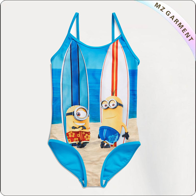 Blue Minions Swimsuit