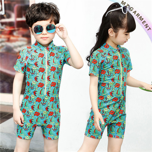 boy short girl swimwear