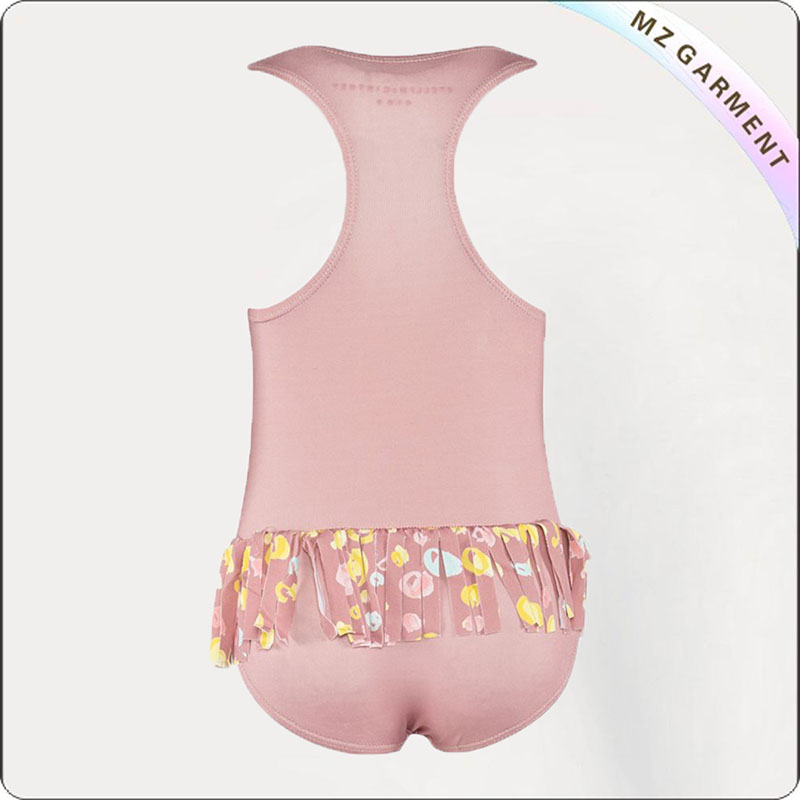 Girls' Cute Cartoon Swimsuit