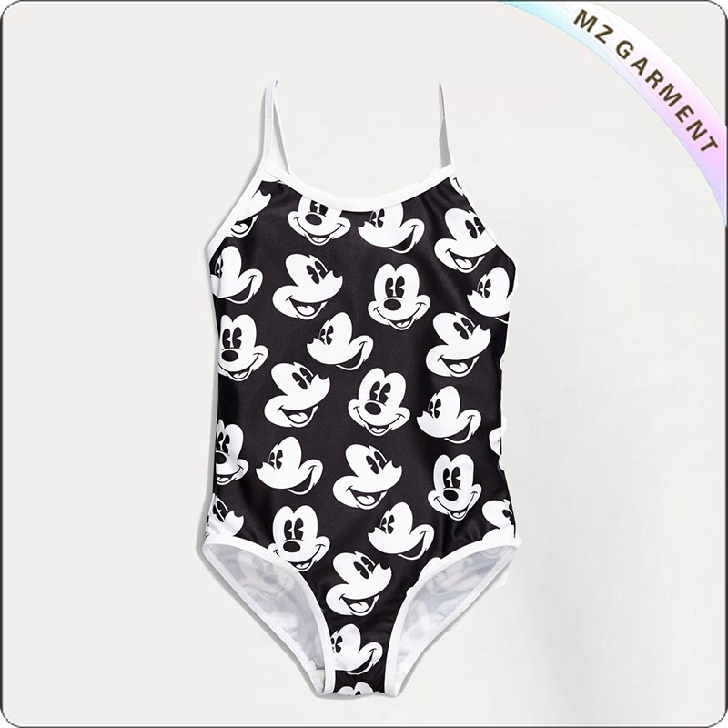 Girls' Mickey Mouse Swimsuit
