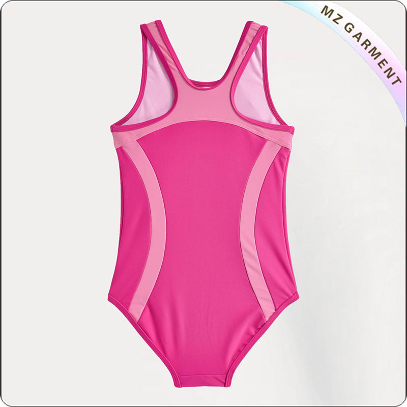 Girls' Pink Swimsuit