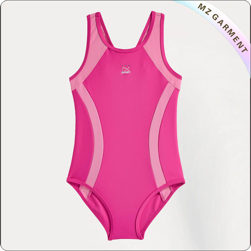 Girls' Pink Swimsuit