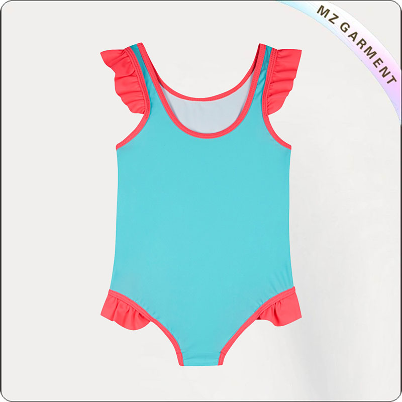 Girls' Printed Fish Swimsuit