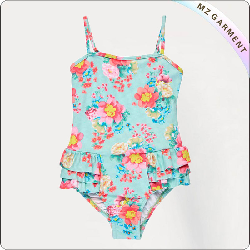 Kids Brightly Floral Swimsuit