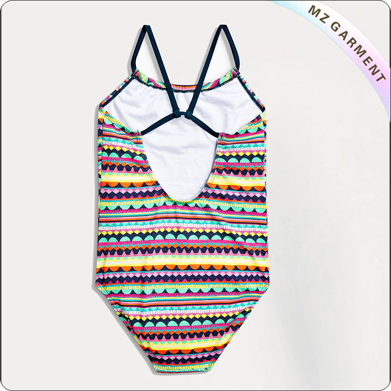 Kids Colorful Aztec Swimsuit