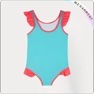 Girls' Printed Fish Swimsuit