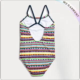 Kids Colorful Aztec Swimsuit