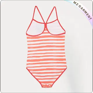 Girls' Fashionable Cartoon Swimsuit