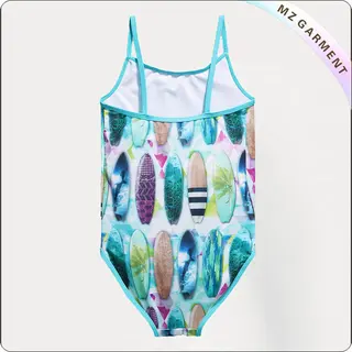 Kids Blue Magic Print Swimsuit