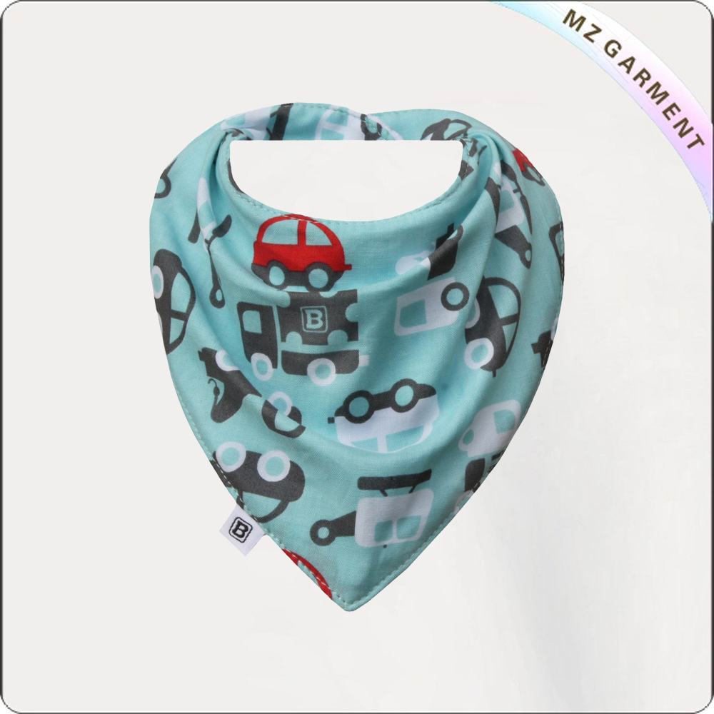Children Car Printed Bib
