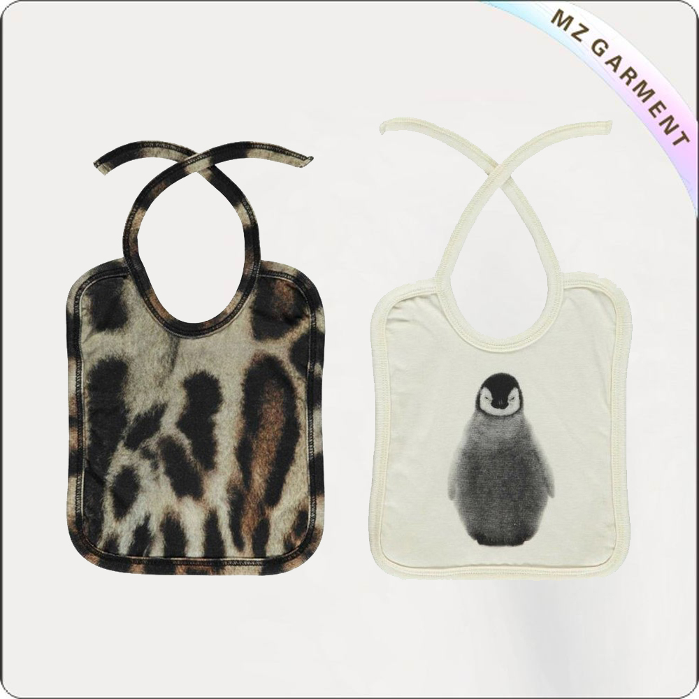 Children Leopard Bib