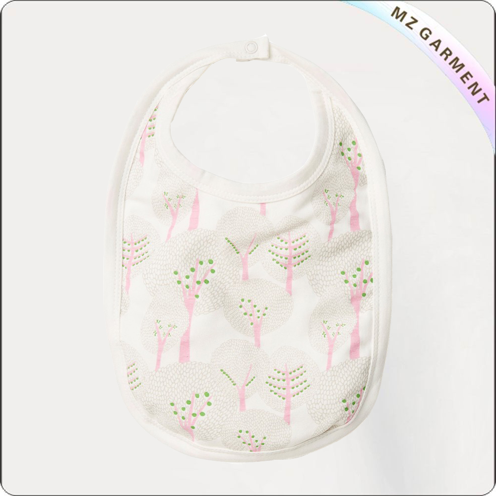 Children Trees Print Bib