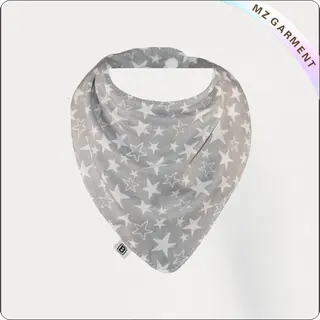 Children Stars Print Bib