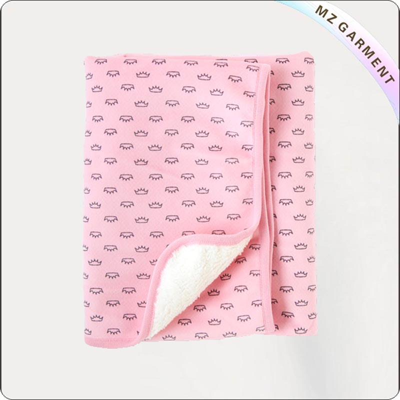 Pink Crown Blanket
