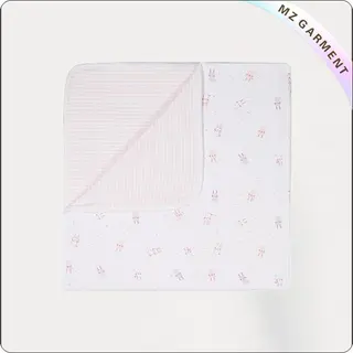Off White Rabbit Blanket